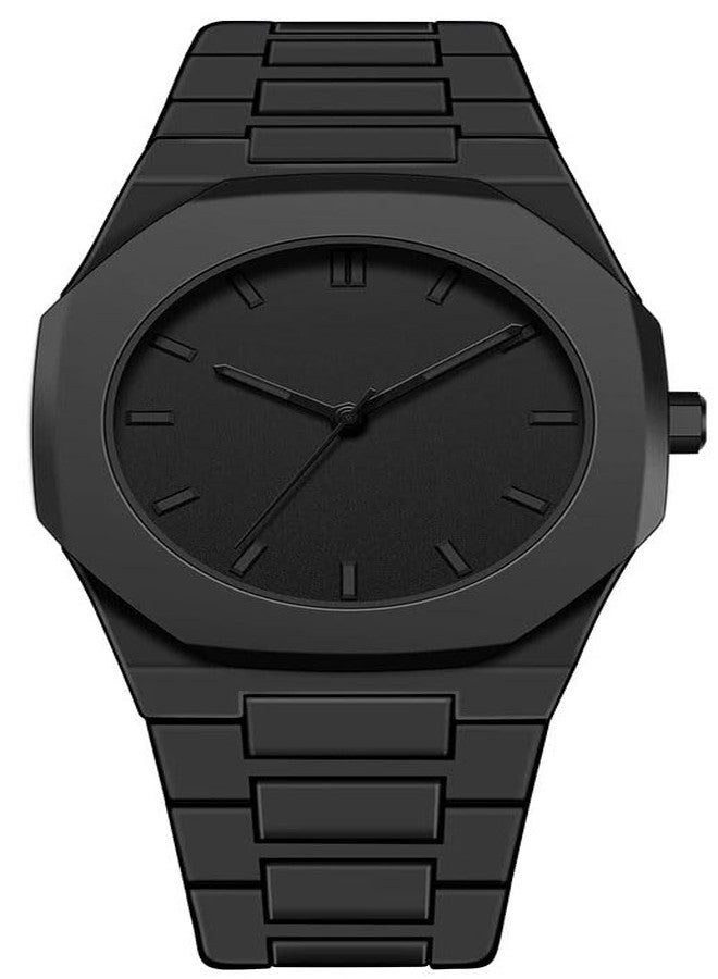 FANMIS Men's Anime-Inspired Fashion Sketch Wristwatch Minimalist Creative Wormhole Design Stylish and Durable Timepiece for Men's Sports Watch, D Black Calendar - Image 1