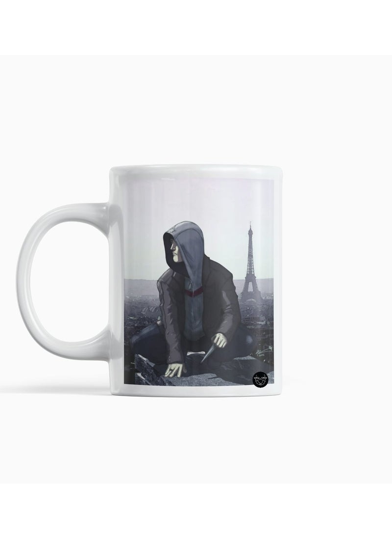 Reeman Design White mug printed with Resident Evil design 