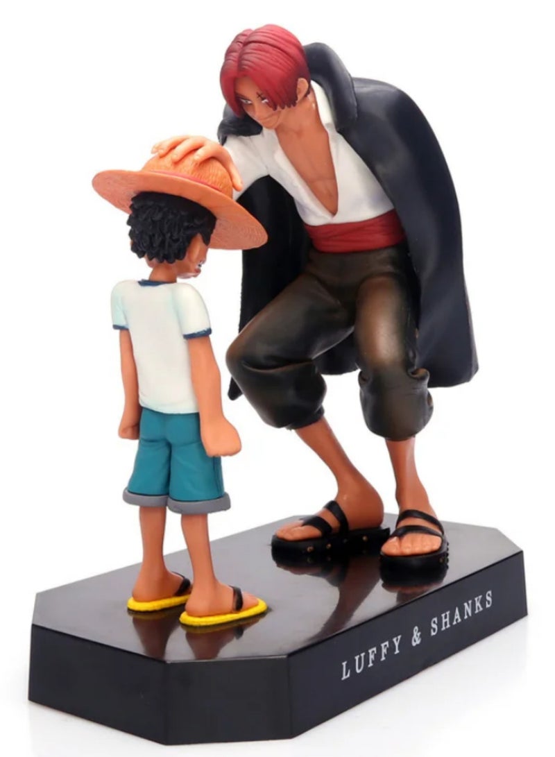 قطعة واحدة 18 سم شخصية أنمي ون بيس الأباطرة الأربعة شانكس قبعة القصب لوفي شخصية أكشن ون بيس سابو آيس سانجي رورونوا زورو تمثال - Image 2