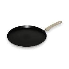 CONSILA Fry PAN New 24 CM Flat Roti Tawa Gas Induction Compatible Metal Spoon Friendly Popular Non Stick Dosa Tawa Smooth Finish Cool Touch Handle - Image 1