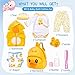 PEDOLLTREE Reborn Baby Dolls Clothes Accessories Yellow Duck 9pcs Set with Backpack Diaper for 1722 Inch Reborn Doll Newborn GirlBoy - Image 4