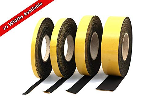 Rubber Stuff Neoprene Rubber Black Self-Adhesive Sponge Strip 20mm Wide x 3mm Thick x 10m Long - Image 2