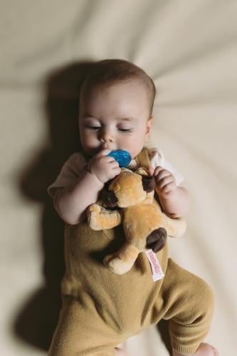 WubbaNub Infant Pacifier - Brown Puppy - Image 5