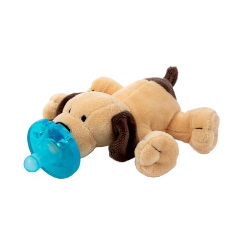 WubbaNub Infant Pacifier - Brown Puppy - Image 3