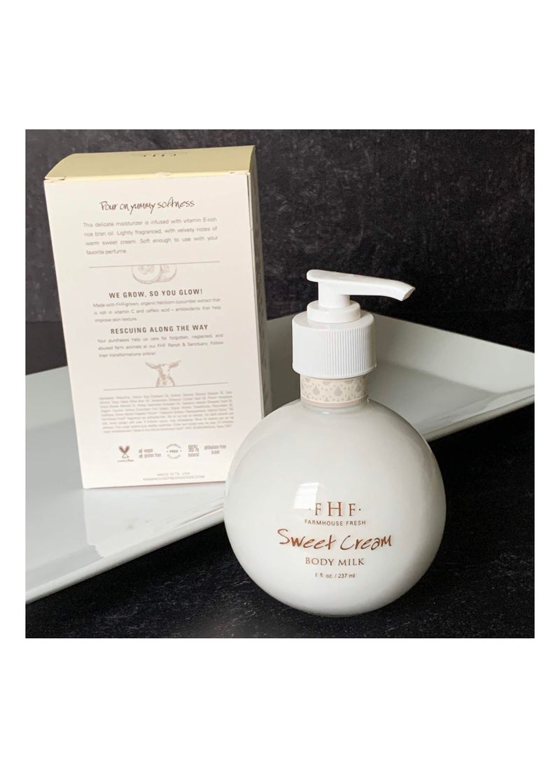 FarmHouse Fresh Sweet Cream Body Milk - Pump Top  - Image 1