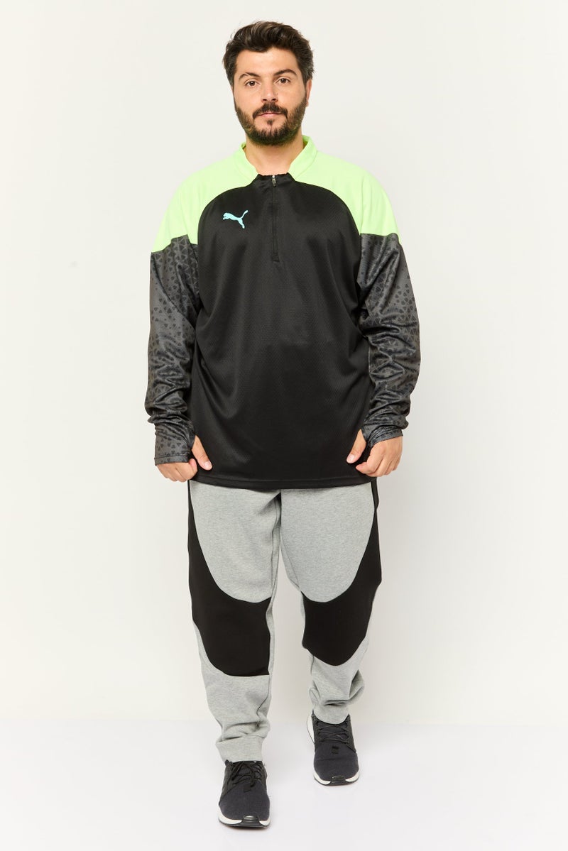 PUMA Men Sportswear Fit Long Sleeve Training Sweatshirt, Black  - Image 2