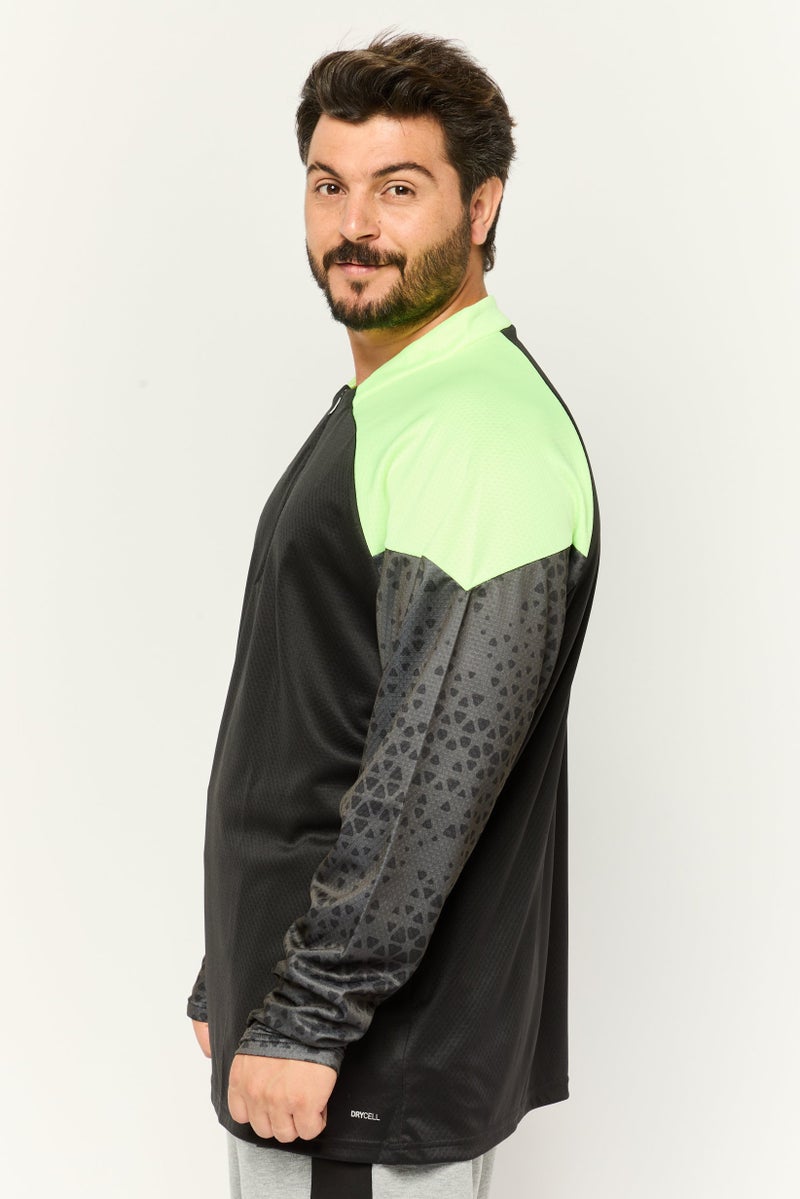 PUMA Men Sportswear Fit Long Sleeve Training Sweatshirt, Black  - Image 3