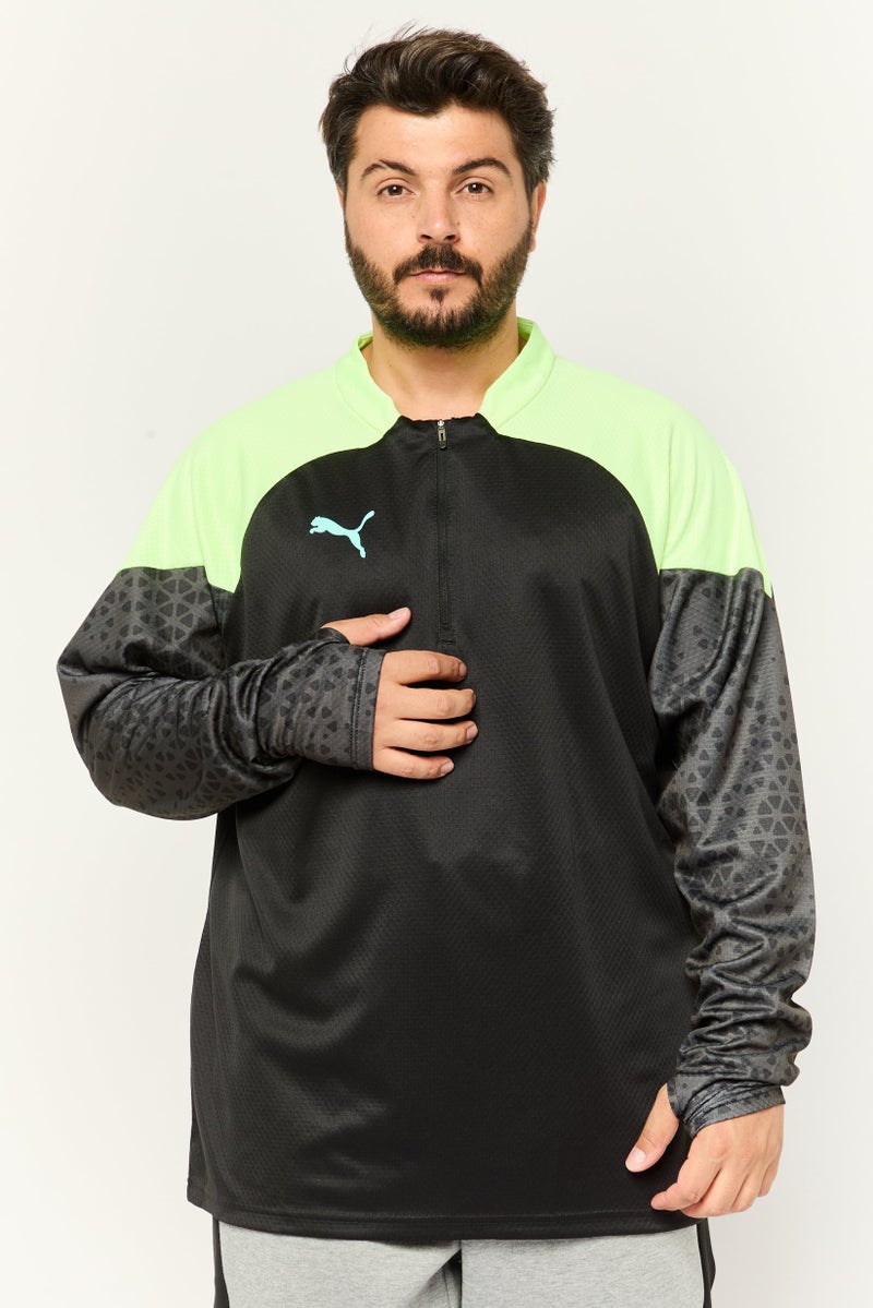 PUMA Men Sportswear Fit Long Sleeve Training Sweatshirt, Black  - Image 1