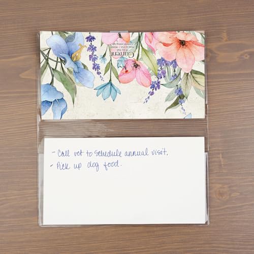 Current 2026 Meadow Dance Planner Pocket Calendar & Memo Pad, 3.5-Inch x 6.5-Inch Size Closed, Bookstore-Quality Monthly Floral Purse Calendars With 30 Note Pages for Kitchen & Office - Image 3