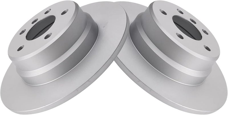 TRQ Rear Brake Rotors Set Solid Premium G-Coated Compatible with 2000-2006 BMW X5 - Image 3