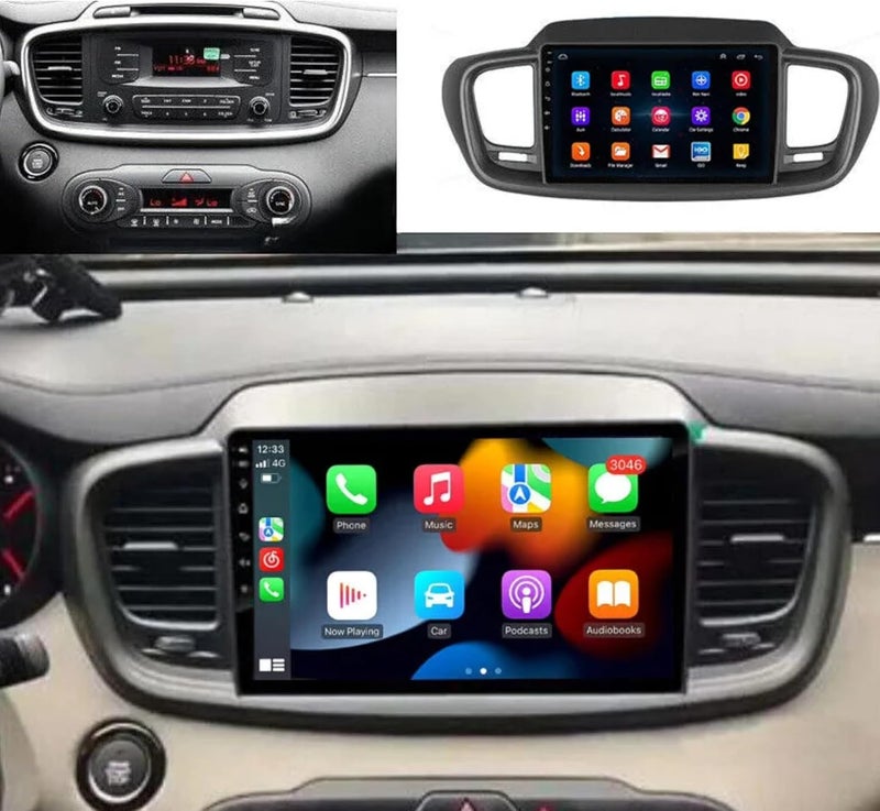 4k MRC kia sorento android screen 2015-2020,4gb ram 64gb memory wireless applecarplay android auto reverse camera included ahd - Image 3