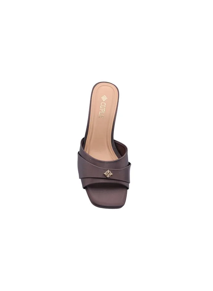 Cuple Coffee Heel Slipper – Fresh Summer Essential for Women | Best Price UAE