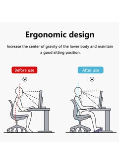 Arabest Adjustable Under Desk Footrest, Foot Rest for Under Desk at Work with Massage, Foot Stool Under Desk with 6 Height Position Adjustment, Ergonomic Foot Rest for Home, Office  - Image 5