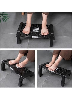 Arabest Adjustable Under Desk Footrest, Foot Rest for Under Desk at Work with Massage, Foot Stool Under Desk with 6 Height Position Adjustment, Ergonomic Foot Rest for Home, Office  - Image 4