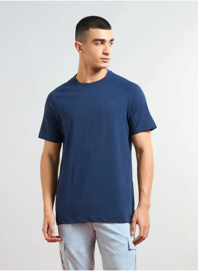 تكنوسبورت Technosport Solid Short Sleeves Regular Fit T-Shirt
