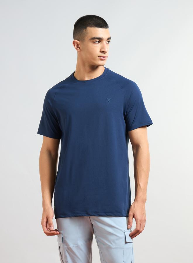 Technosport Solid Short Sleeves Regular Fit T-Shirt - Image 1