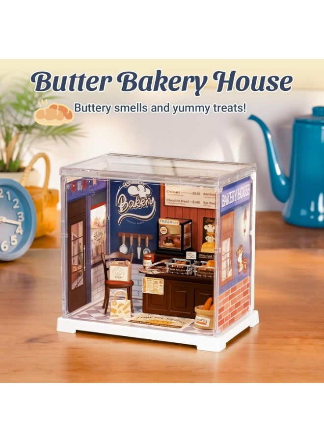 ROBOTIME 3D PUZZLE Rolife Butter Bakery House DIY Miniature House DWS03B - Image 2