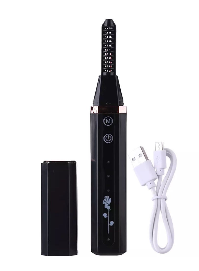Electric Rechargeable Heated Eyelash Curler Portable Lightweight Long Lasting Tool 1 Pcs - Image 2