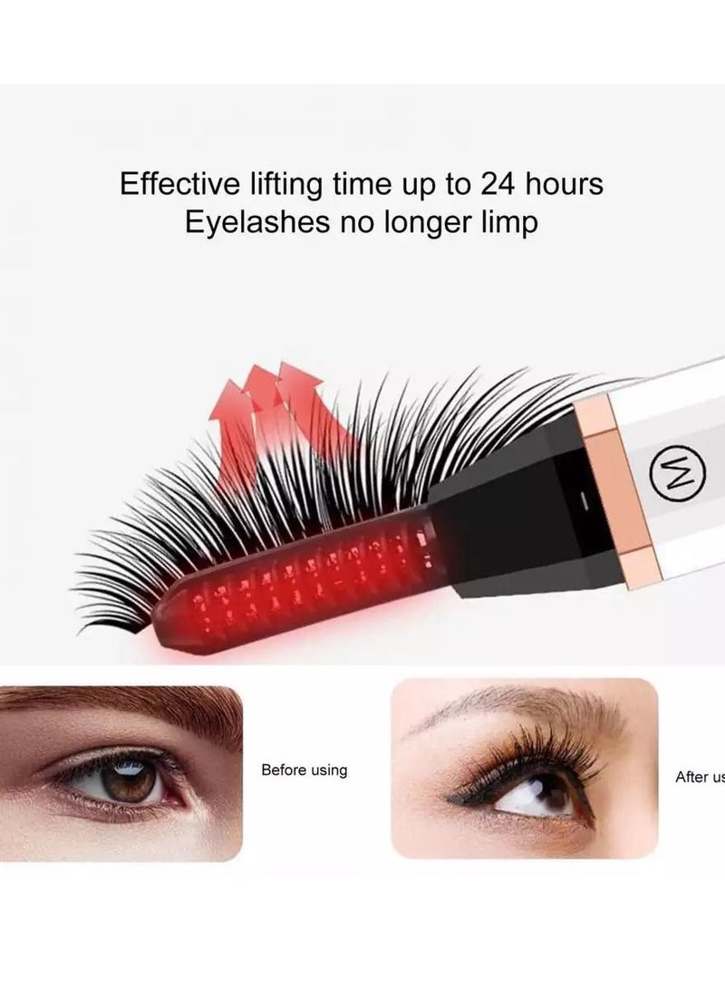 Electric Rechargeable Heated Eyelash Curler Portable Lightweight Long Lasting Tool 1 Pcs - Image 3