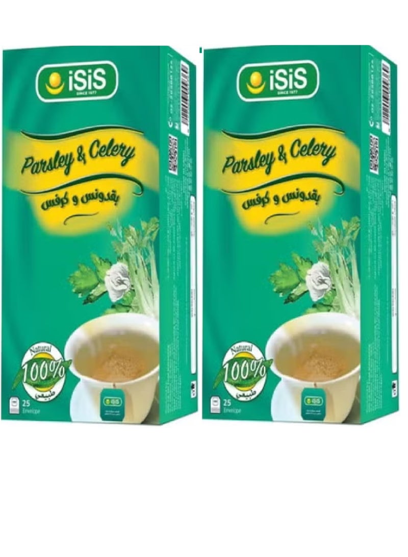 ISIS 2 pieces of Parsley & Celery Drink 2X25 Envelopes - Image 1
