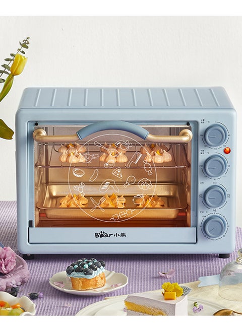 20L Mini Electric Portable Toaster Oven With Built-In Light 3Layer Small Automatic Home Baking Independent Temperature Control Convection Countertop Oven(3Pin Au/Cn Plug)