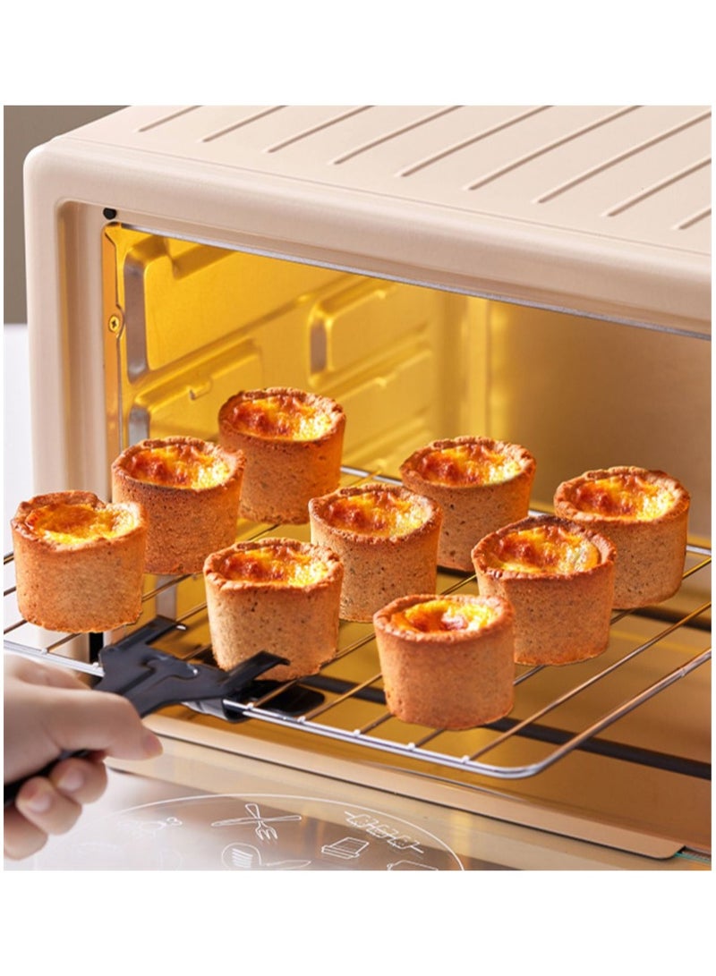 20L Mini Electric Portable Toaster Oven With Built-In Light 3Layer Small Automatic Home Baking Independent Temperature Control Convection Countertop Oven(3Pin Au/Cn Plug)