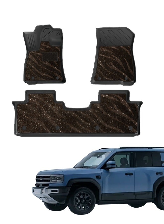 Generic A car mat suitable for Leopard 5, 3D customized, 2023-2025 car mat, all-weather wear-resistant, non-slip, double carpet surface, high-end mat. Goodcar  - Image 1