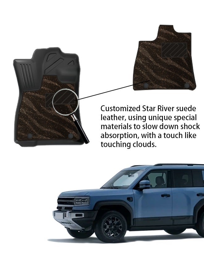 Generic A car mat suitable for Leopard 5, 3D customized, 2023-2025 car mat, all-weather wear-resistant, non-slip, double carpet surface, high-end mat. Goodcar  - Image 4