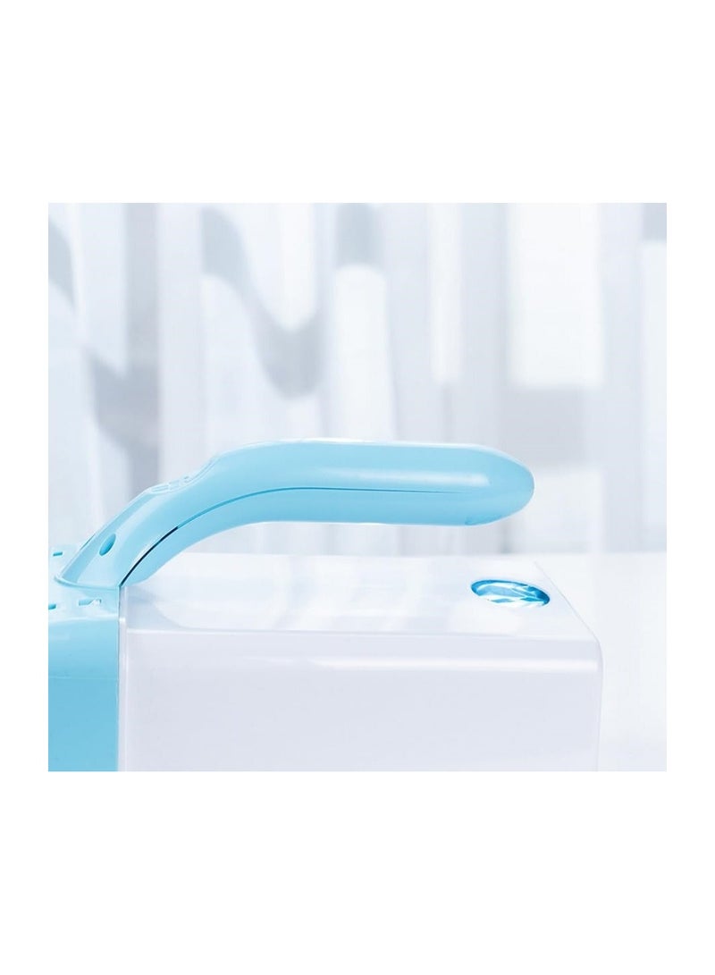 SYOSI Scooper Cat Litter Sifter, Detachable Deep Shovel Holder with Extra Waste Bags, Mess Free Cat Litter Scoop to Bag Waste Bin System, Portable Integrated Cat Litter Scooper, Blue - Image 5