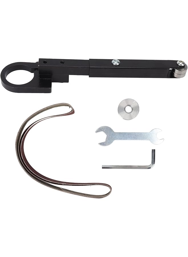 إيروريكس محول صنفرة الحزام من الفولاذ القوي، ملحق صنفرة منخفض الضوضاء، أنبوب آلة حزام الرمل لفجوات السكين والثقوب - Image 1