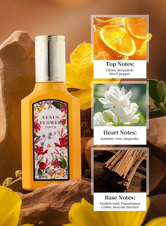 مارك له طقم عطور نسائي 3 في 1 | عطور زهرية وشرقية | ماء عطر (Eau de Parfum) يدوم طويلاً (3 × 25 مل) - Image 4