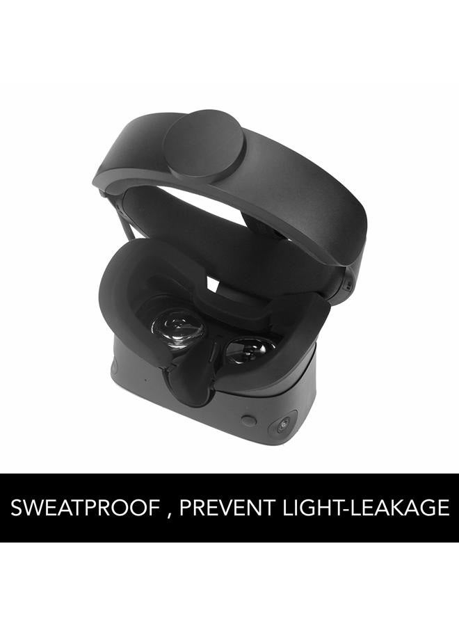 Boolavard VR Face Pad for Oculus Rift S Silicone Eye Cover, Rift S VR Cover Sweatproof Waterproof Lightproof Anti-Dirty Oculus Rift S Accessory - Image 2