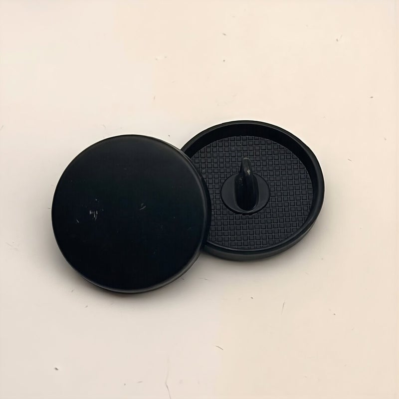 Loose Proof Flat Metal Buttons 28mm No Fall Off Tight Hold For Heavy Winter Coats - Image 3
