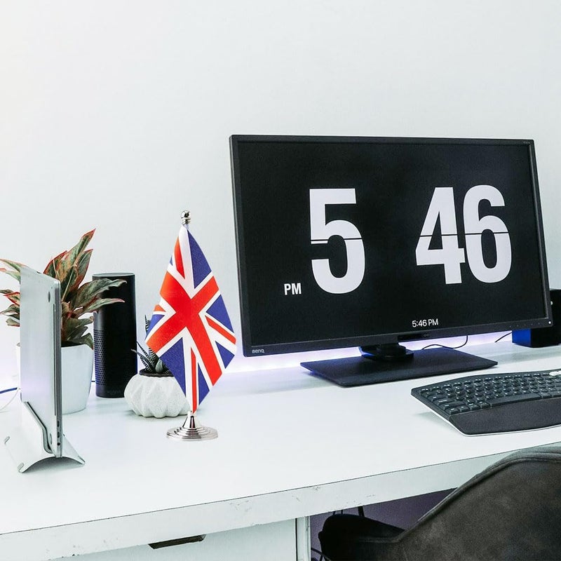 mflagperft UK Flag British Flags, Small Mini British Desk Flag, Used for Table Office Classroom Home Patriotic Events Decorations - Image 3