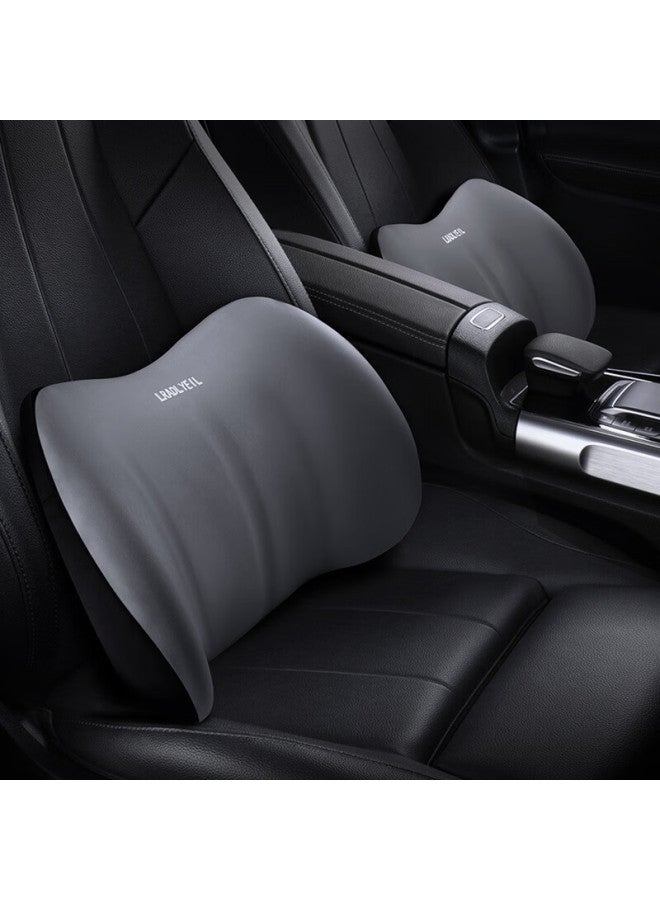 Ornaments Huashi Car Headrest And Lumbar Support Set, All-season Universal, Lumbar Support, Back Protection, Driving Comfort, Long-sitting Aid, Essential Accessories - Image 2