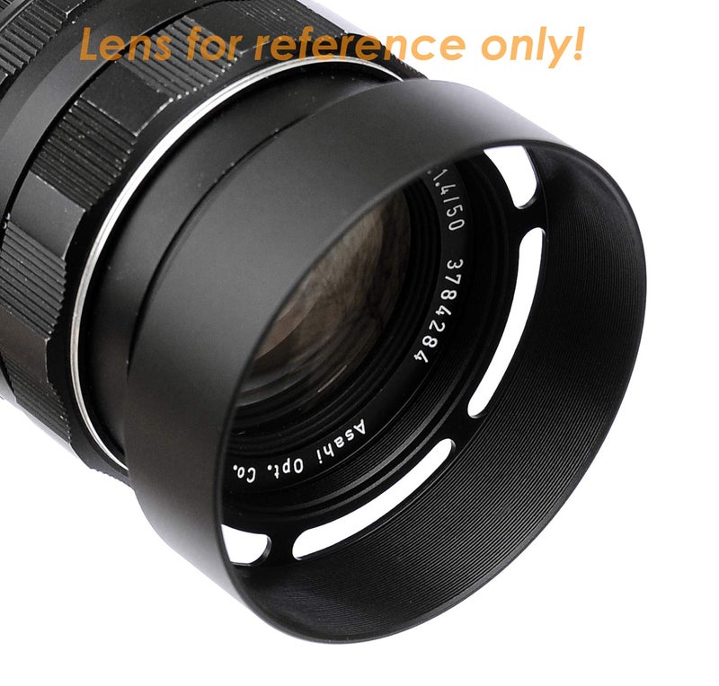 Fotasy Metal 46mm Vented Lens Hood for Fuji, Leica, Olympus, Panasonic, Sony - LV46 - Image 2
