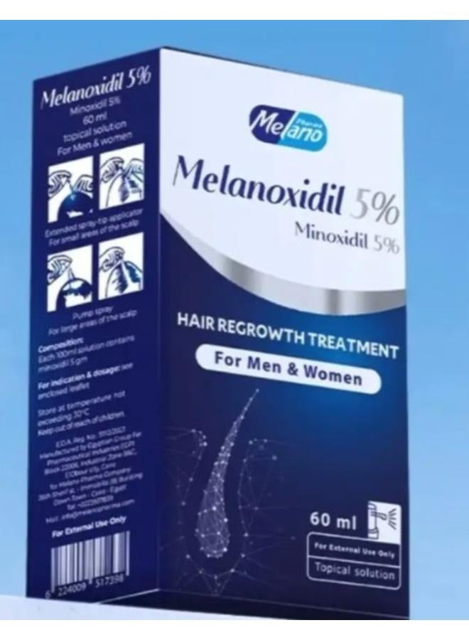 Melano Pharma Melanoxidil 5%Hair Regrowth Treatment 60 ML - Image 2