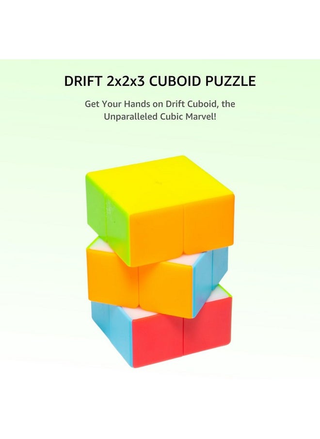 Drift 2X2X3 Cuboid Stickerless Puzzle | Unique Twist | Smooth Rotations For Stress Relief & Brain Teasers | Ideal Puzzle For Kids & Adults - pzsku/Z44E46E8995780860E375Z/45/_/1735817570/6e14d58f-c2e0-48a8-b0ba-8486e8cdd226