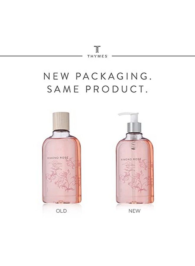 Thymes Body Wash Silver Pump 925 Fl Oz Kimono Rose - Image 3