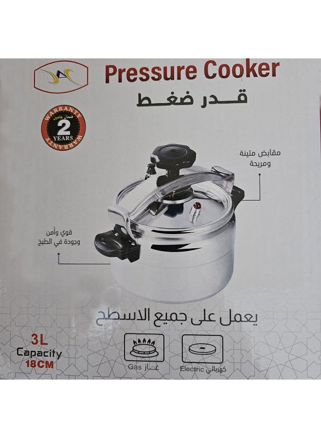 High-quality, robust, and safe pressure cooker with durable and comfortable handles. - Image 3