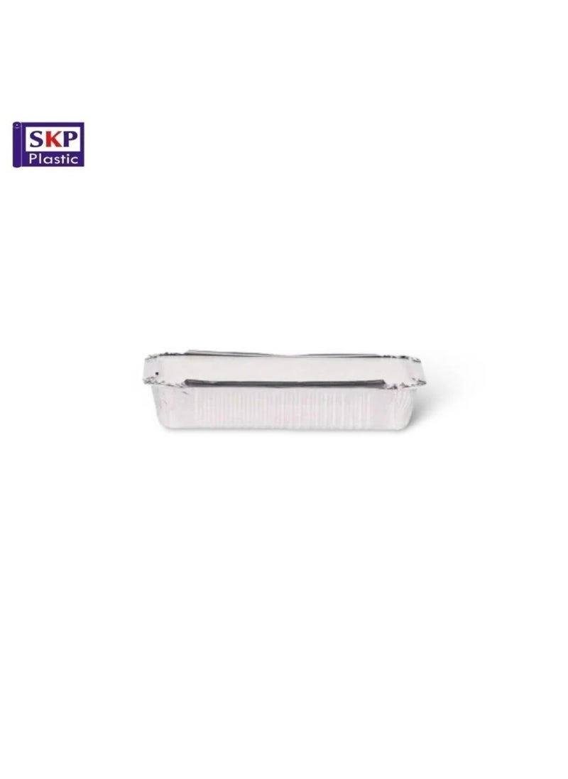 SKP Plastic Rectangular Aluminum Food Containers No. 8389 (8 Pieces)  - Image 1