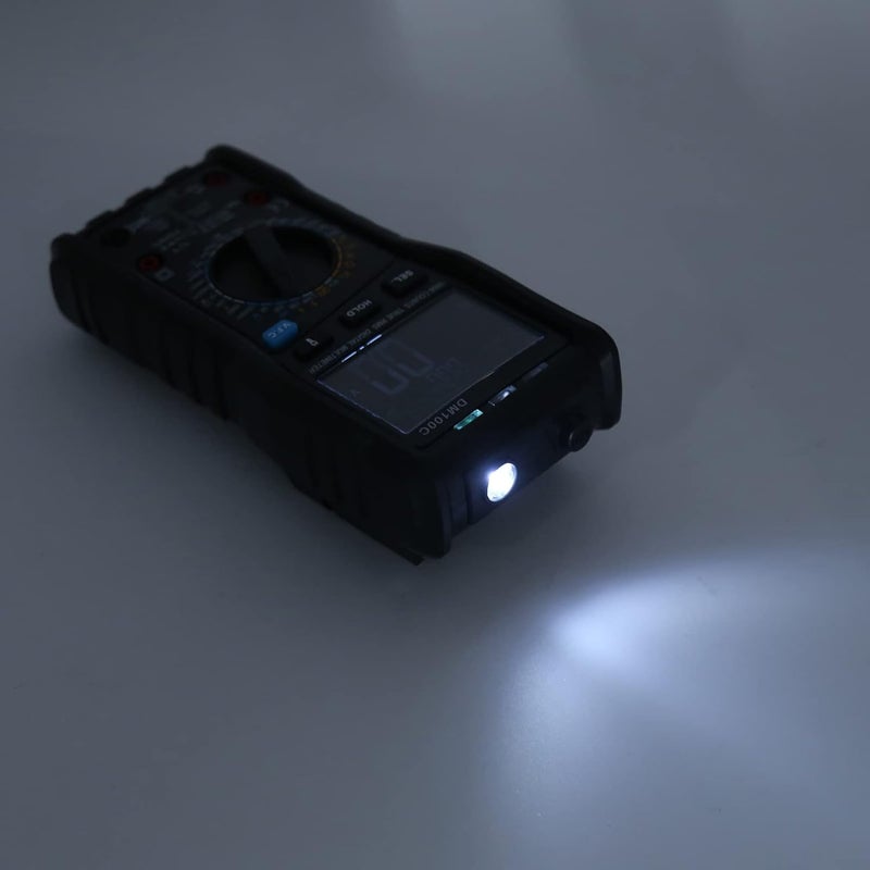 DM100C مقياس رقمي متعدد الاختبارات 10A 999.9V مضغوط محمول مضاد للحماية من الحروق - Image 3