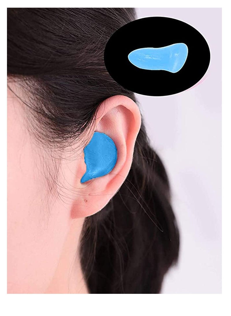 Generic Sleep Earplugs, Silicone Earplugs, Sleep Earplugs with High Decibel Noise Protection Waterproof Earplugs for Sleep Learning Swimming and Cancelling Noise  - Image 5