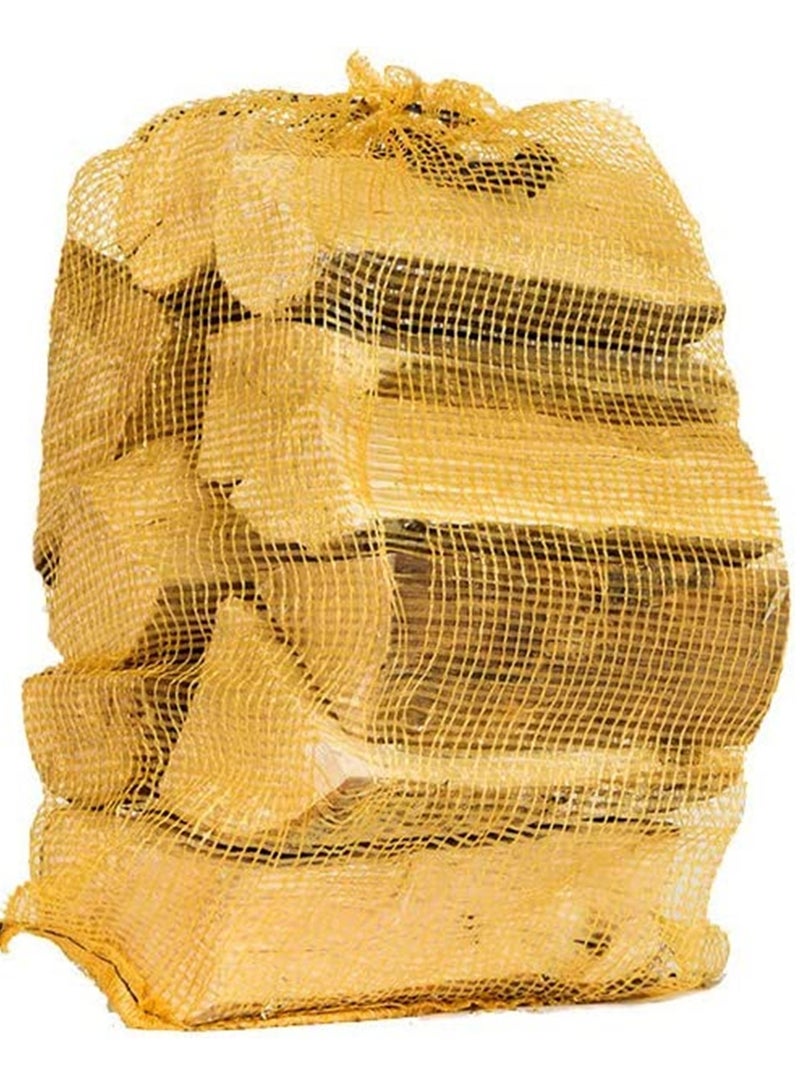 جو تو كامبس حطب أوروبي فاخر من خشب البتولا - كيس شبكي 10 كجم - خشب صلب مجفف في الفرن للحصول على أقصى قدر من الحرارة، وحرق نظيف وإضاءة سهلة - مثالي للتخييم والشواء والمدافئ ومواقد الحطب وحفر النار وأفران البيتزا - Image 2