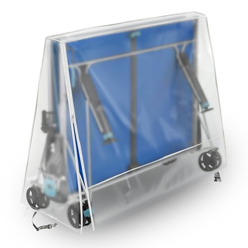 IndigoTempest9 Ping Pong Table Cover Outdoor & Indoor Folding Tables Cover, (65 '' x28 '' x10 ''x69 '') - Image 1