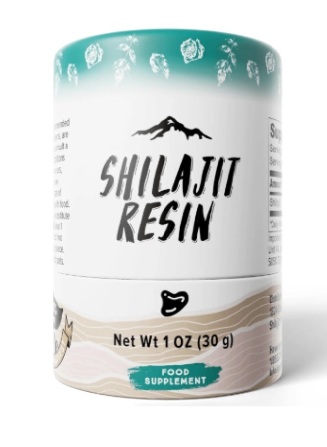 Pure Himalayan Shilajit راتنج شيلجيت من الدرجة A بقوة غذائية عالية مع 85+ معدن نباتي و حمض فلفي، دعم للطاقة والمناعة للرجال والنساء، مختبر من قبل طرف ثالث في الولايات المتحدة (30 جرام) - Image 1