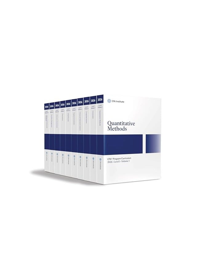 2026 Cfa Program Curriculum Level I Box Set