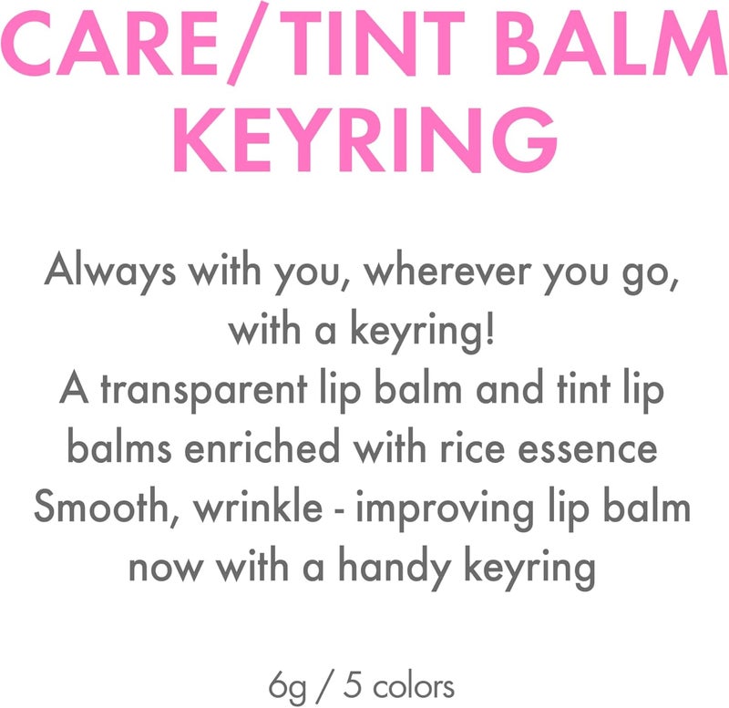 AMUSE Care Tint Lip Balm Keyring - Healthy Cherry - Image 5
