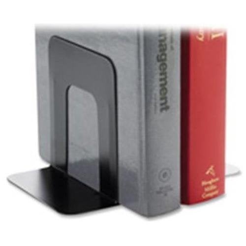 Business Source Heavy-Gauge Steel Book Supports, 4-3/4"x5-1/4"x5", 2/Pair (42550) - Image 2
