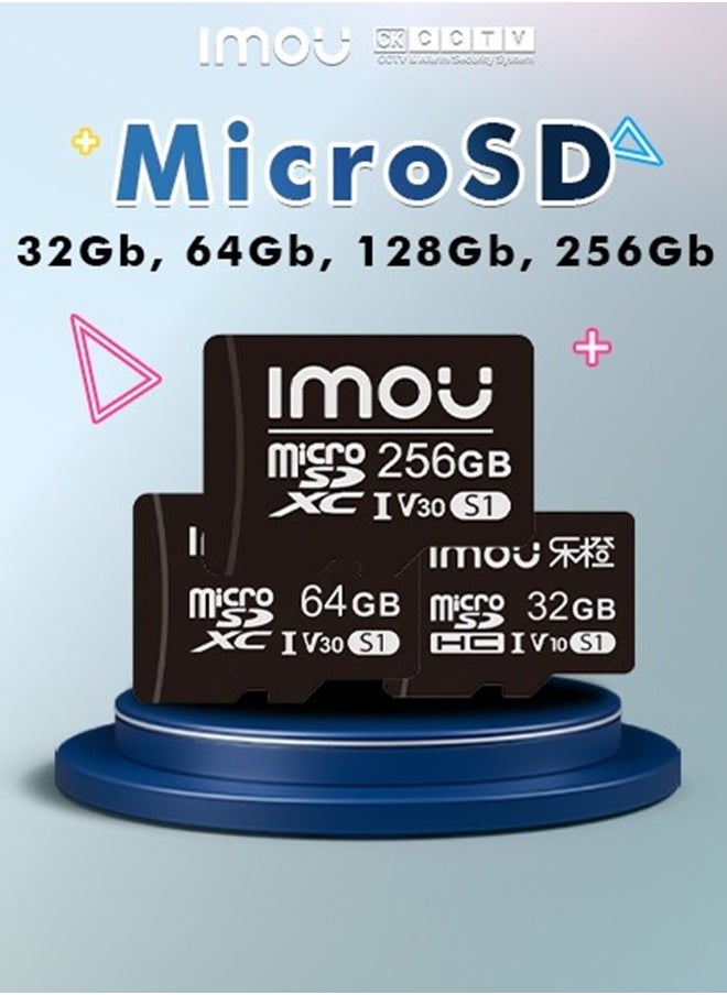 ايمو - بطاقة ذاكرة Micro SDXC سعة 128 جيجا فائقة السرعة فائقة التوافق فائقة التكيف فئة 10 (U3/ V30/3D) بطاقة فلاش TLC Nand مع سرعة قراءة 95 ميجابايت/ثانية وسرعة كتابة 38 ميجابايت/ثانية - Image 1